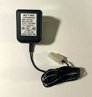 Multi Win MD-115250 AC/DC Adapter 11.5VDC 250mA Black 6ft 2-Pin Plug